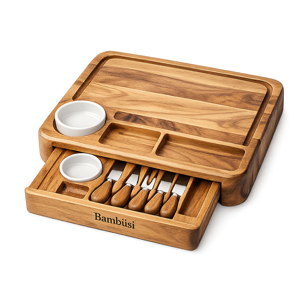 Acacia Cheese Board Deluxe