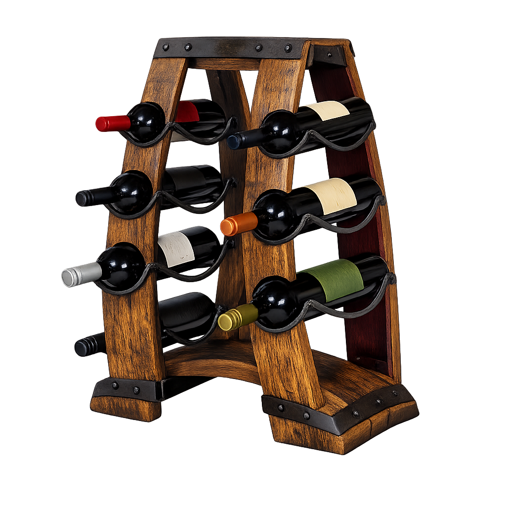 Barrel Stave Wine Rack