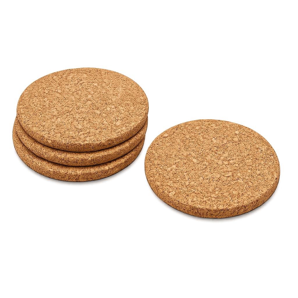 Cork Coaster Set