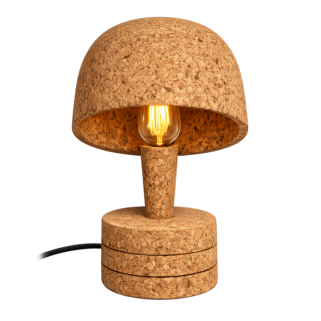 Cork Lamp Handmade