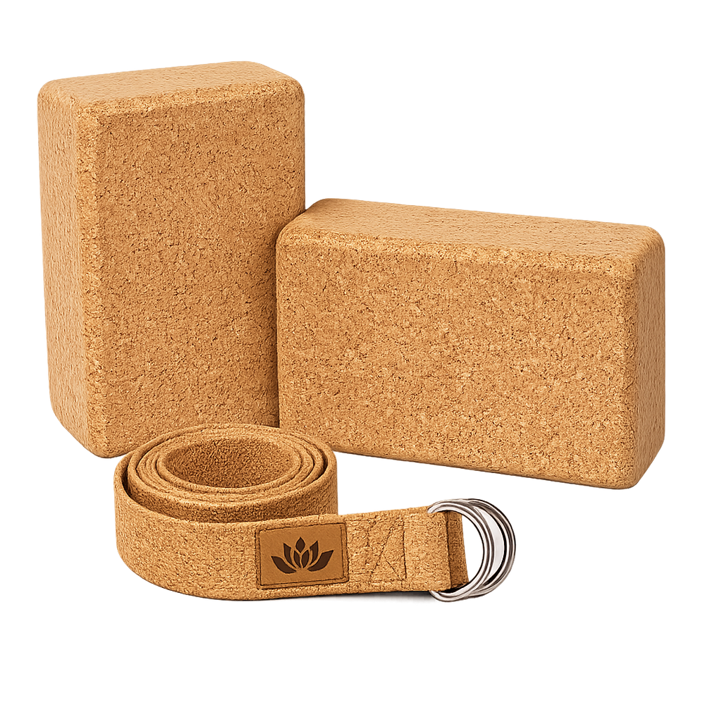 Cork Yoga Block Set