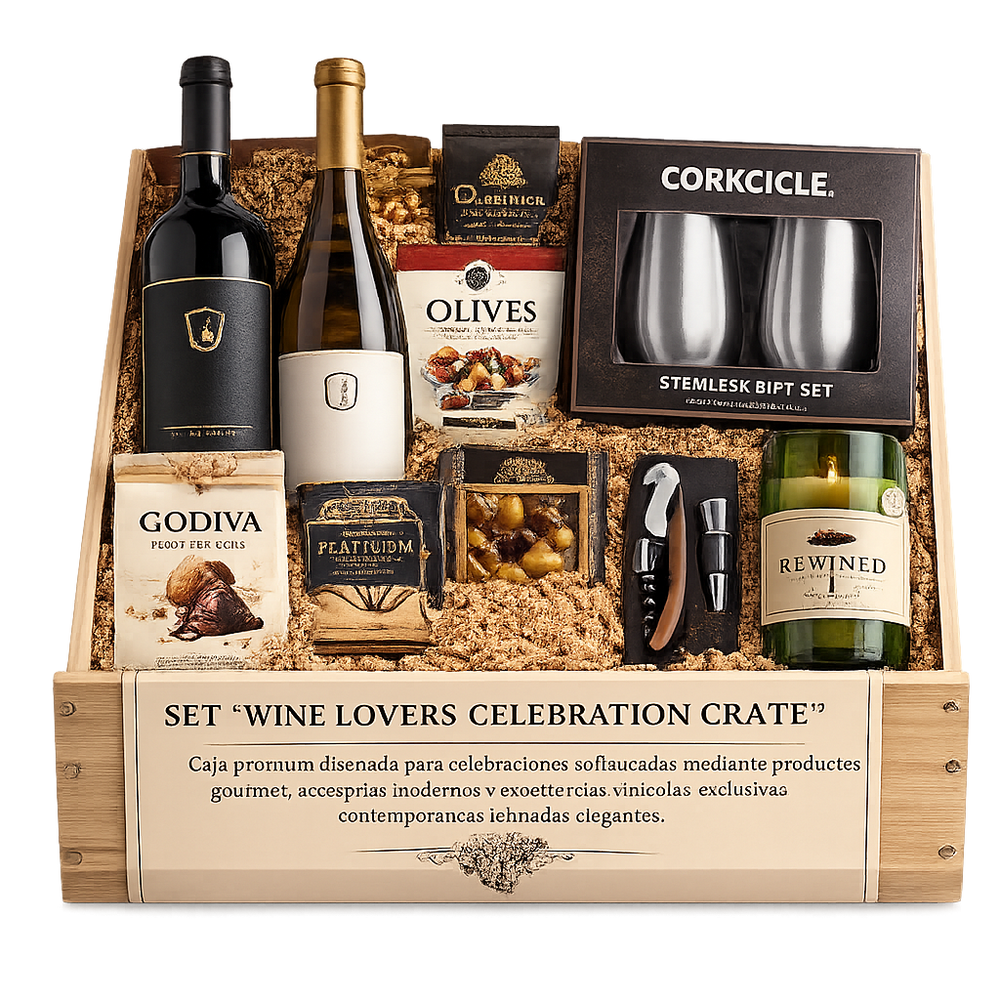 Kit “Wine Lovers Celebration Crate”