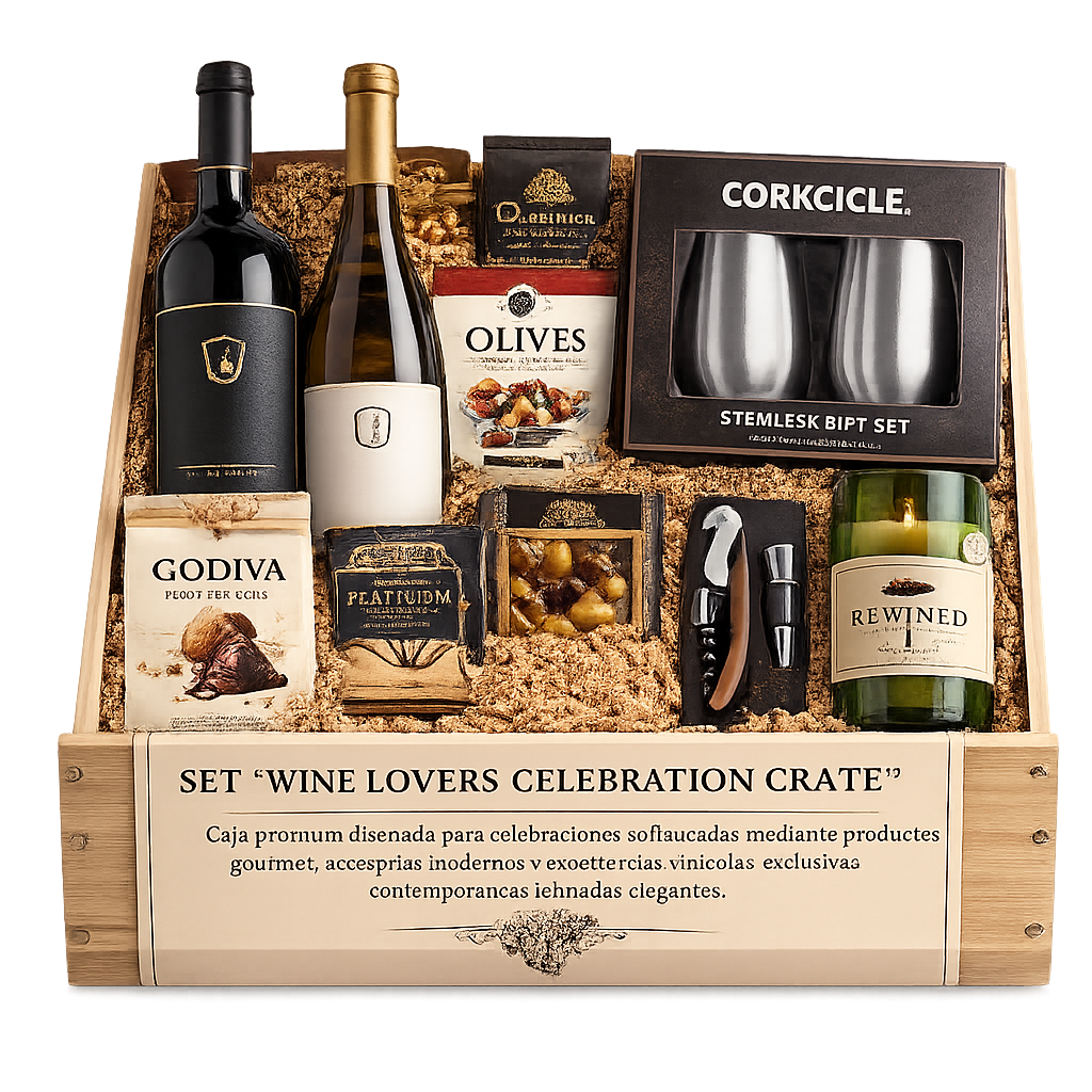 Kit “Wine Lovers Celebration Crate”