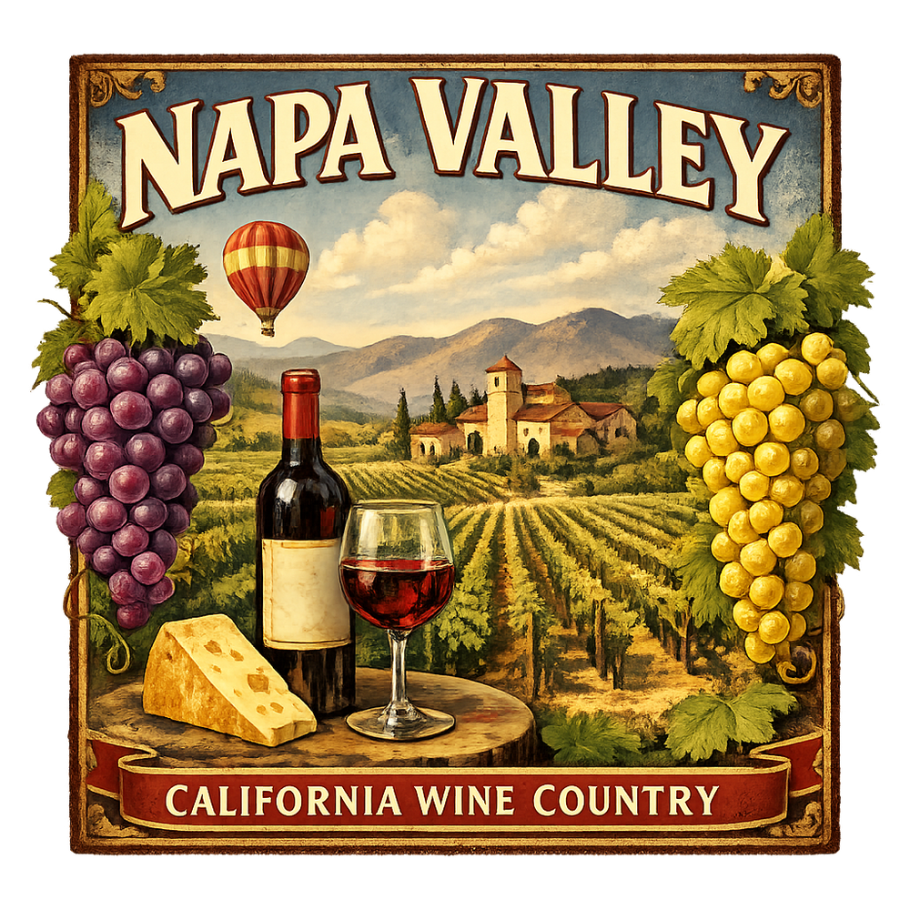 Napa Valley Vineyard Poster