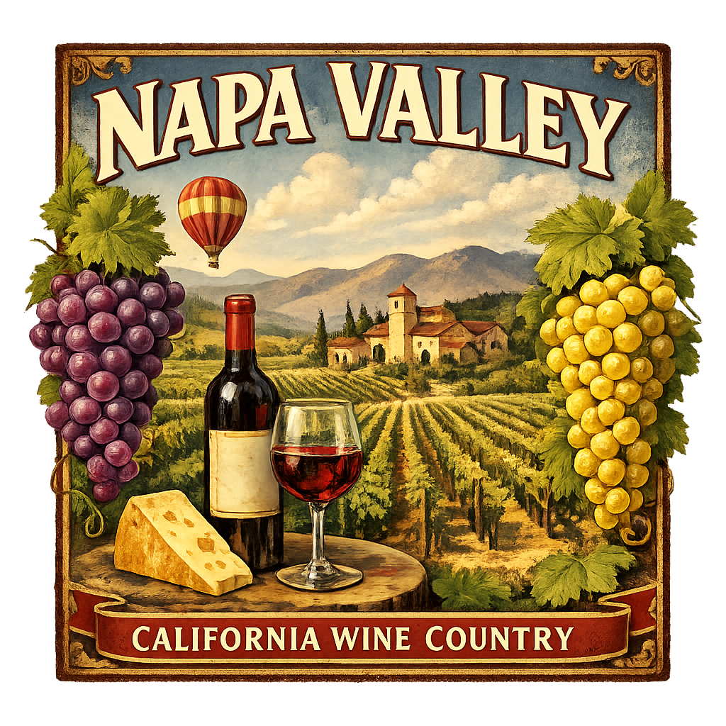 Napa Valley Vineyard Poster