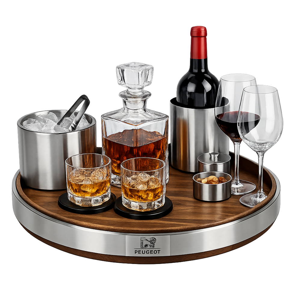 Peugeot Whisky & Wine Tray