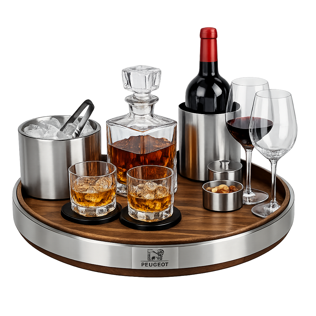 Peugeot Whisky & Wine Tray