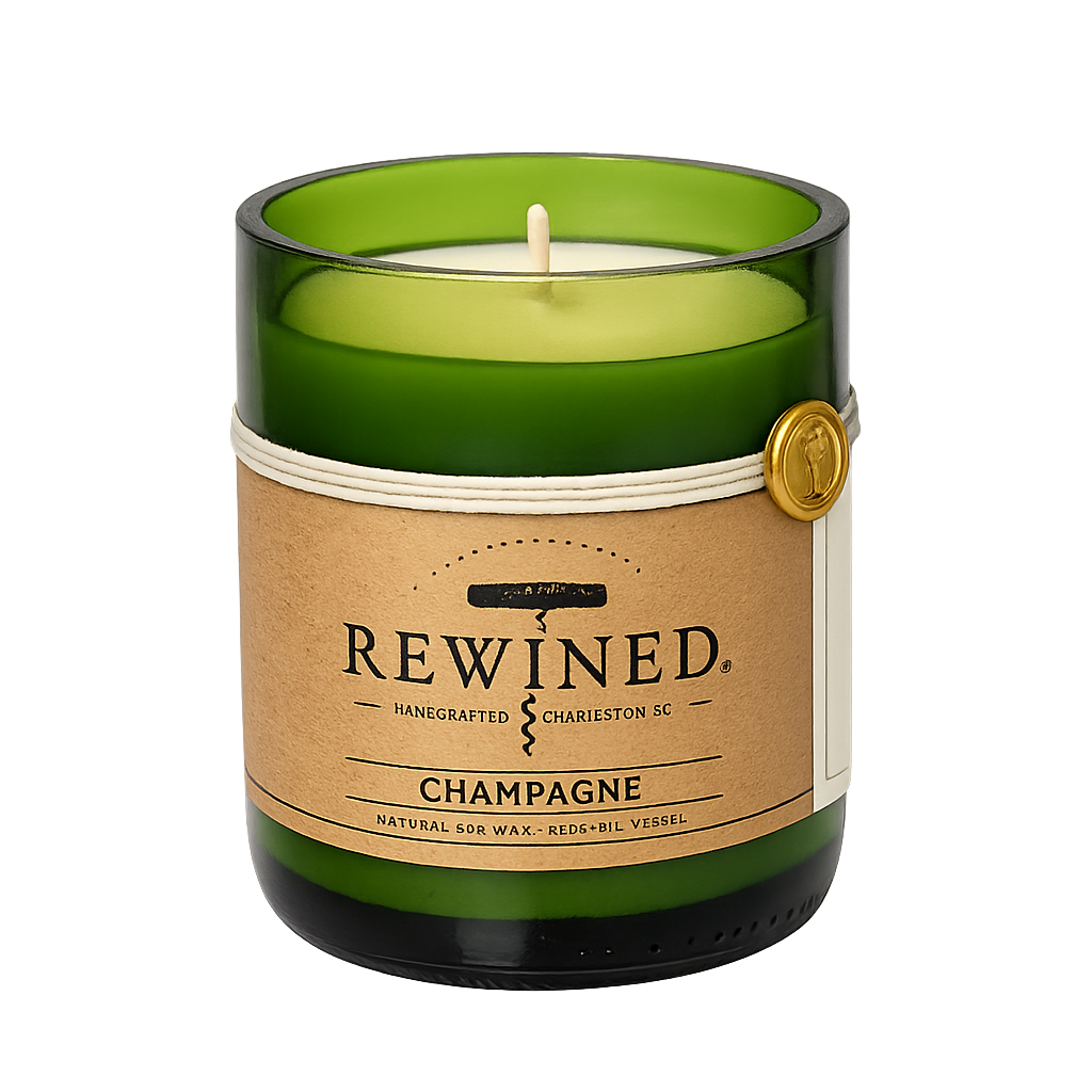 Rewined Champagne Candle
