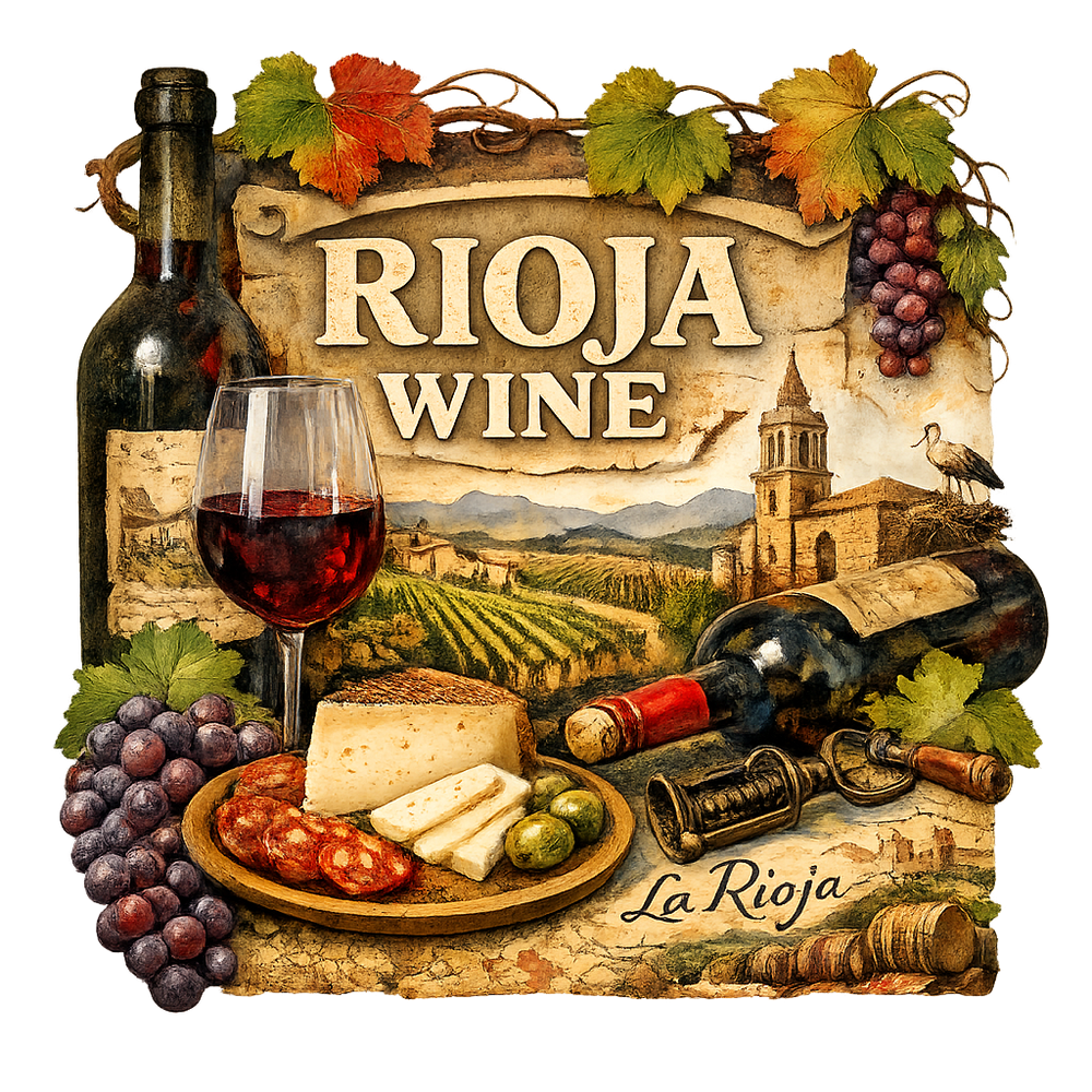 Rioja Wine Art Print
