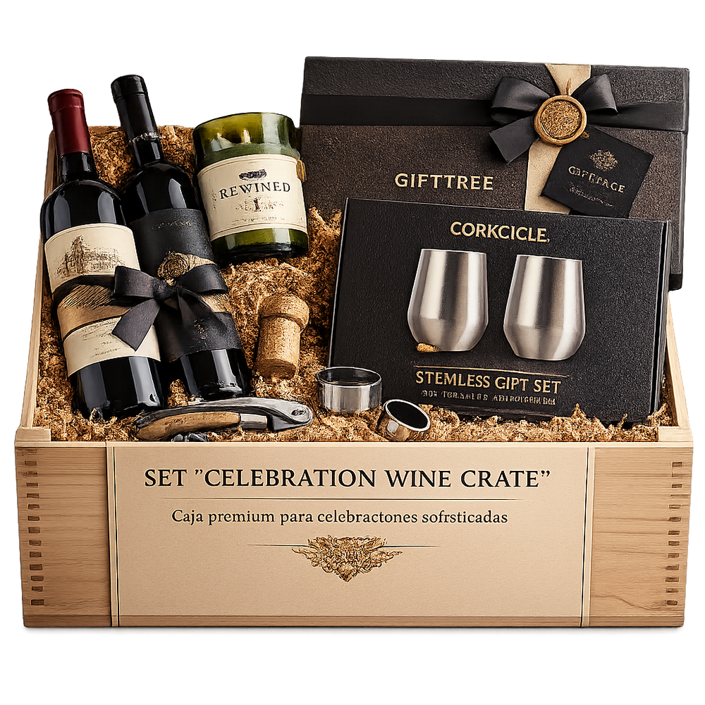 Set “Celebration Wine Crate”