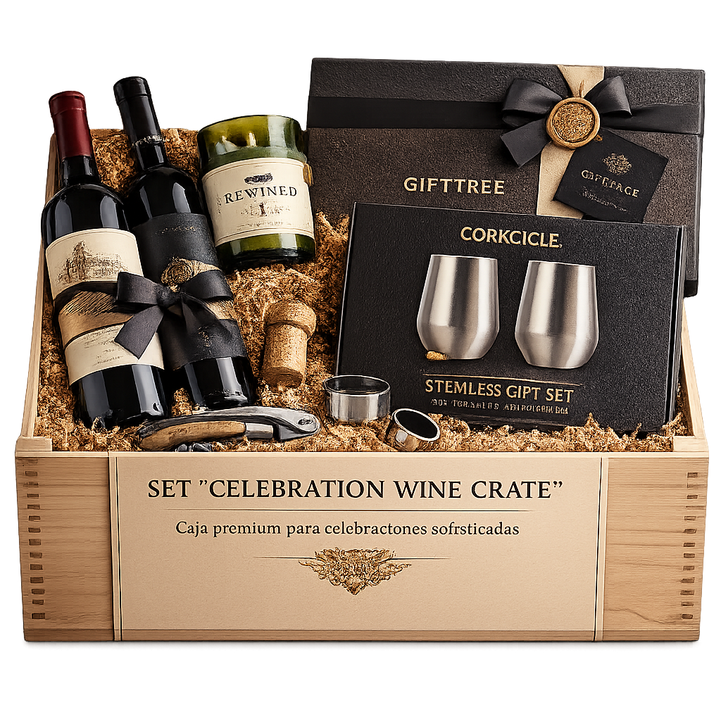 Set “Celebration Wine Crate”