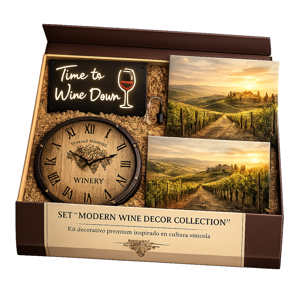 Set “Modern Wine Decor Collection”