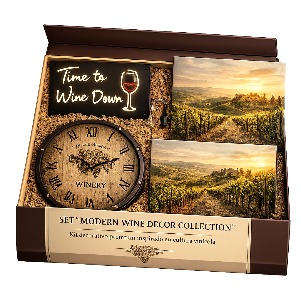 Set “Modern Wine Decor Collection”