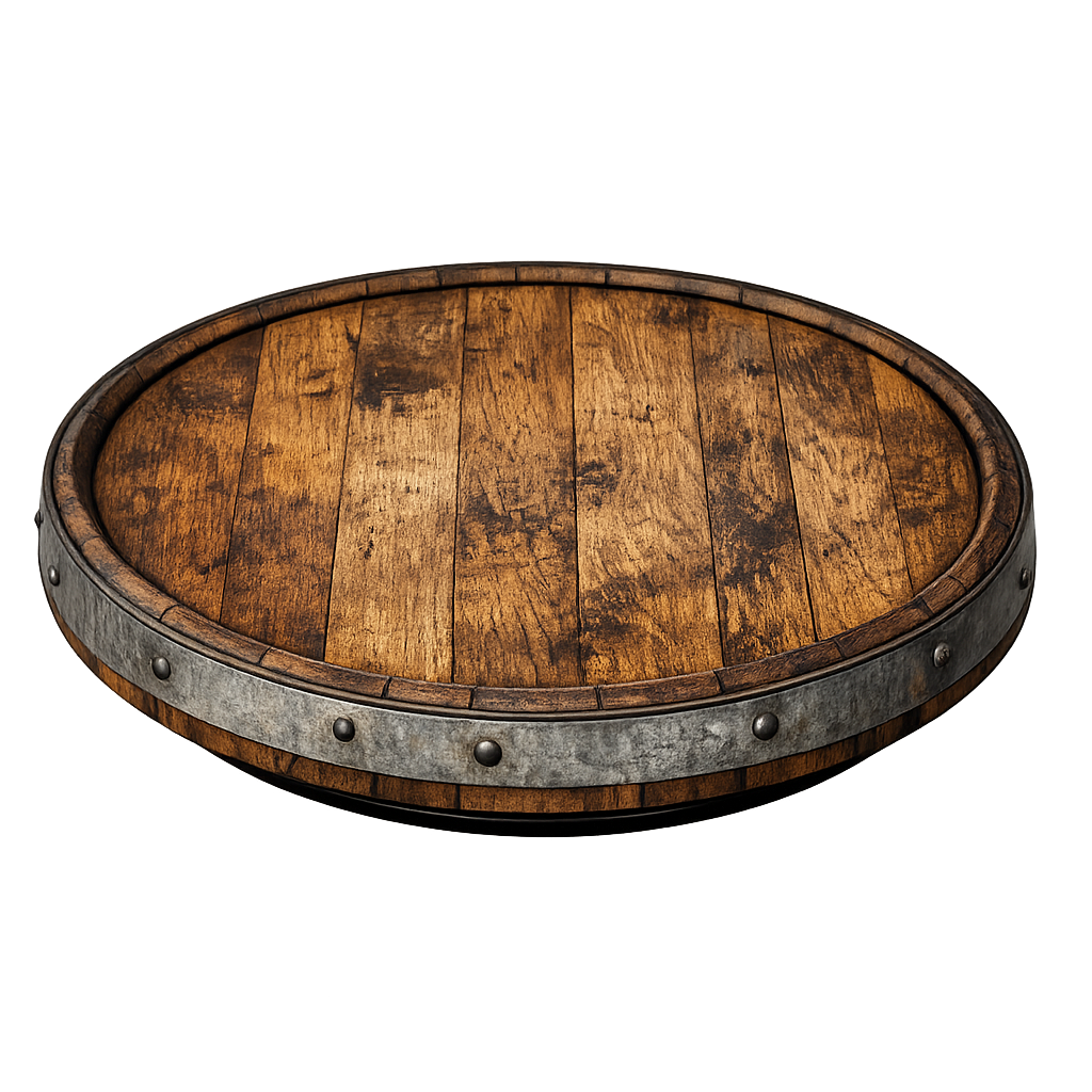 Wine Barrel Lazy Susan