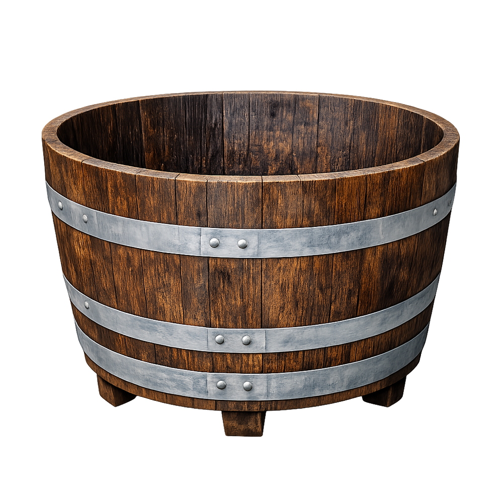 Wine Barrel Planter