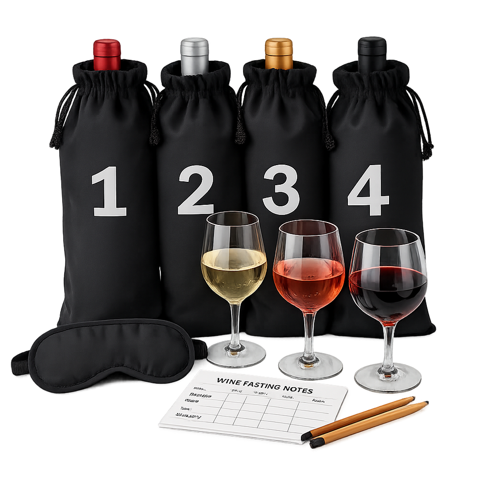 Wine Blindfold Tasting Set
