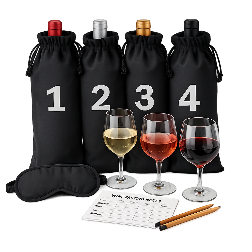 Wine Blindfold Tasting Set