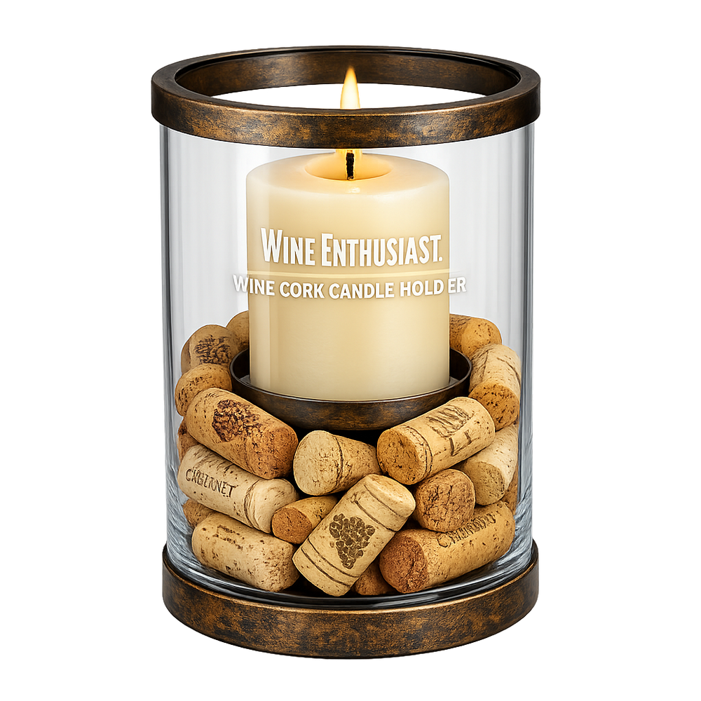 Wine Cork Candle Holder