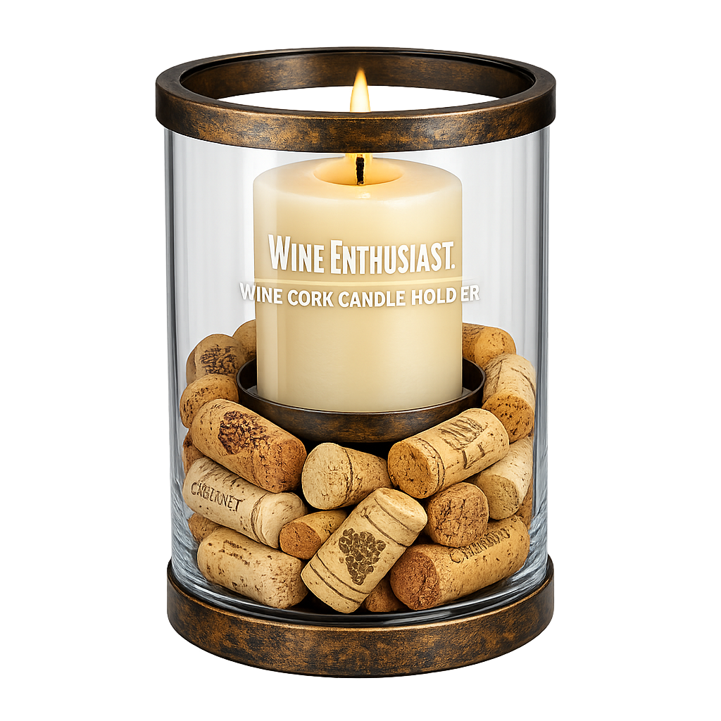 Wine Cork Candle Holder