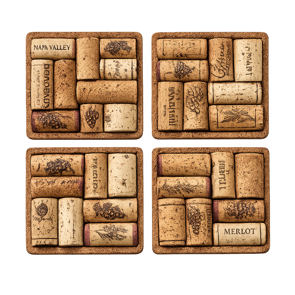Wine Cork Coasters