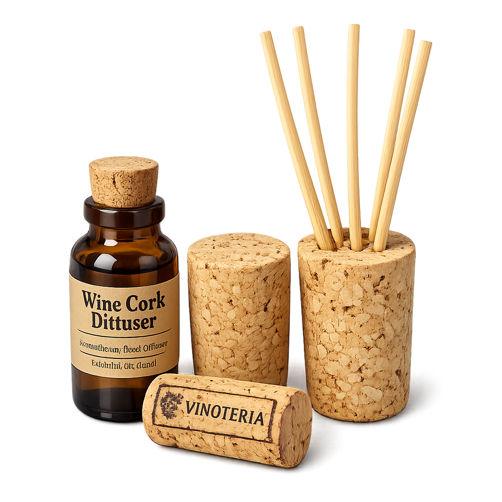 Wine Cork Diffuser Set