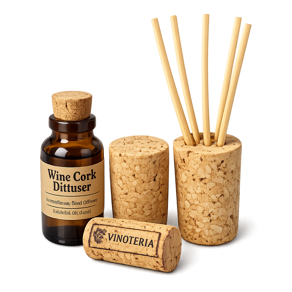 Wine Cork Diffuser Set