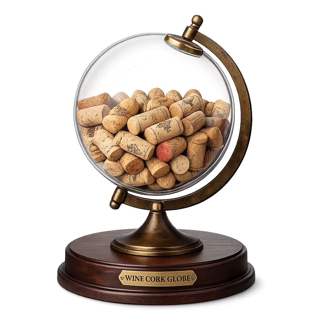Wine Cork Globe