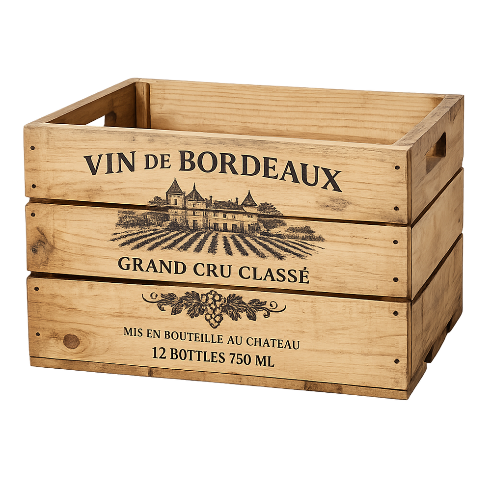 Wine Crate Storage Box