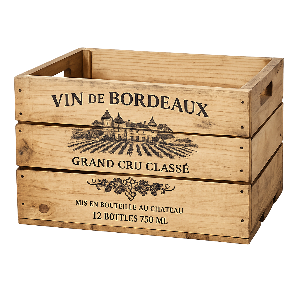 Wine Crate Storage Box