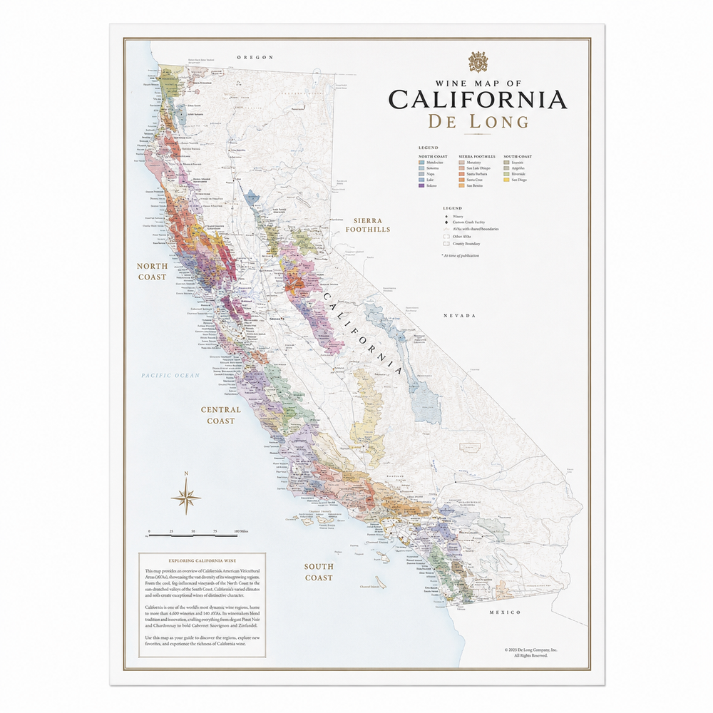 Wine Map of California