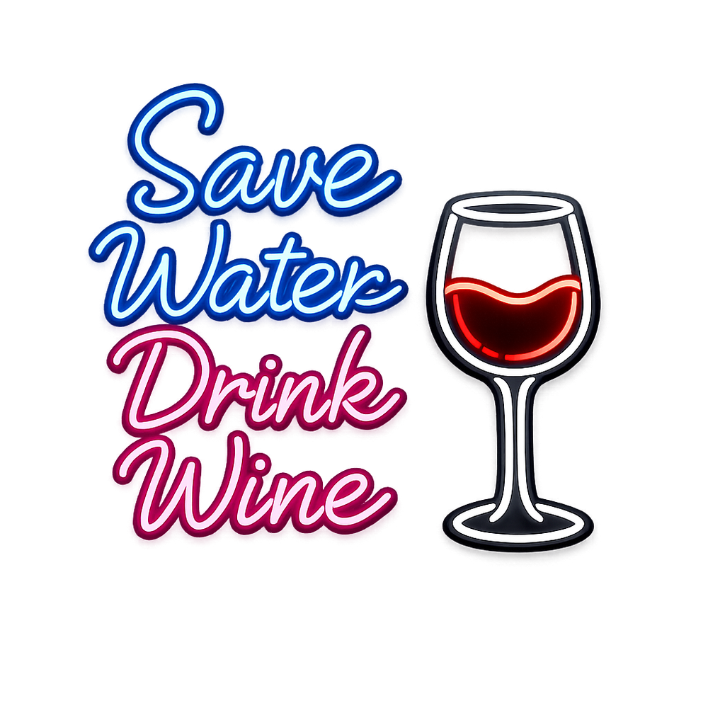 Wine Quote Neon Sign