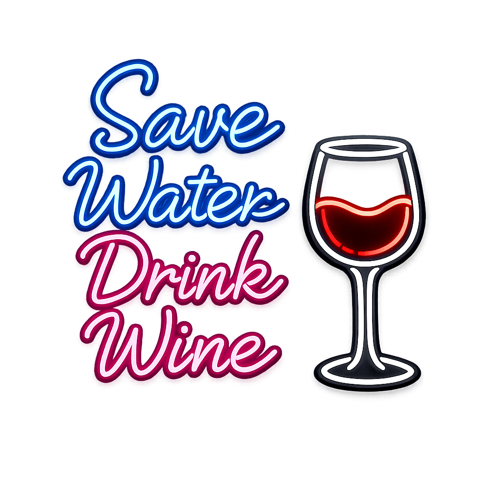 Wine Quote Neon Sign