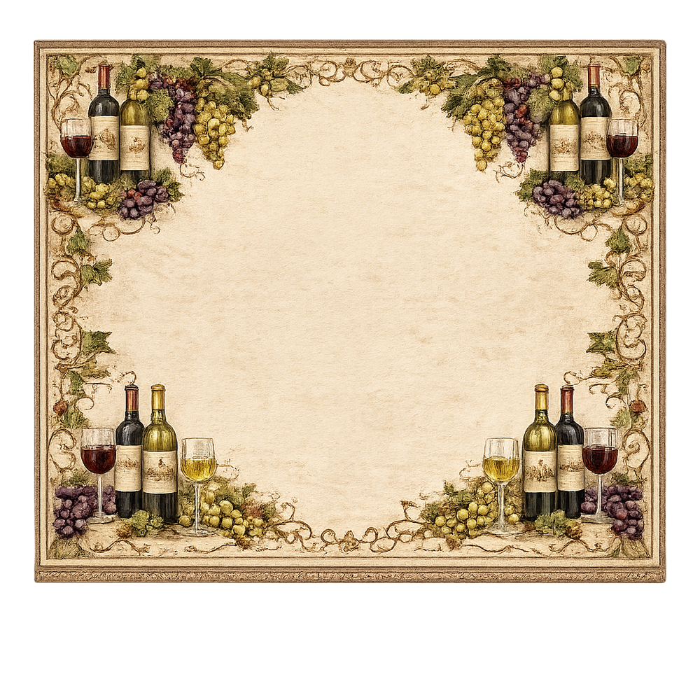 Wine Theme Tablecloth