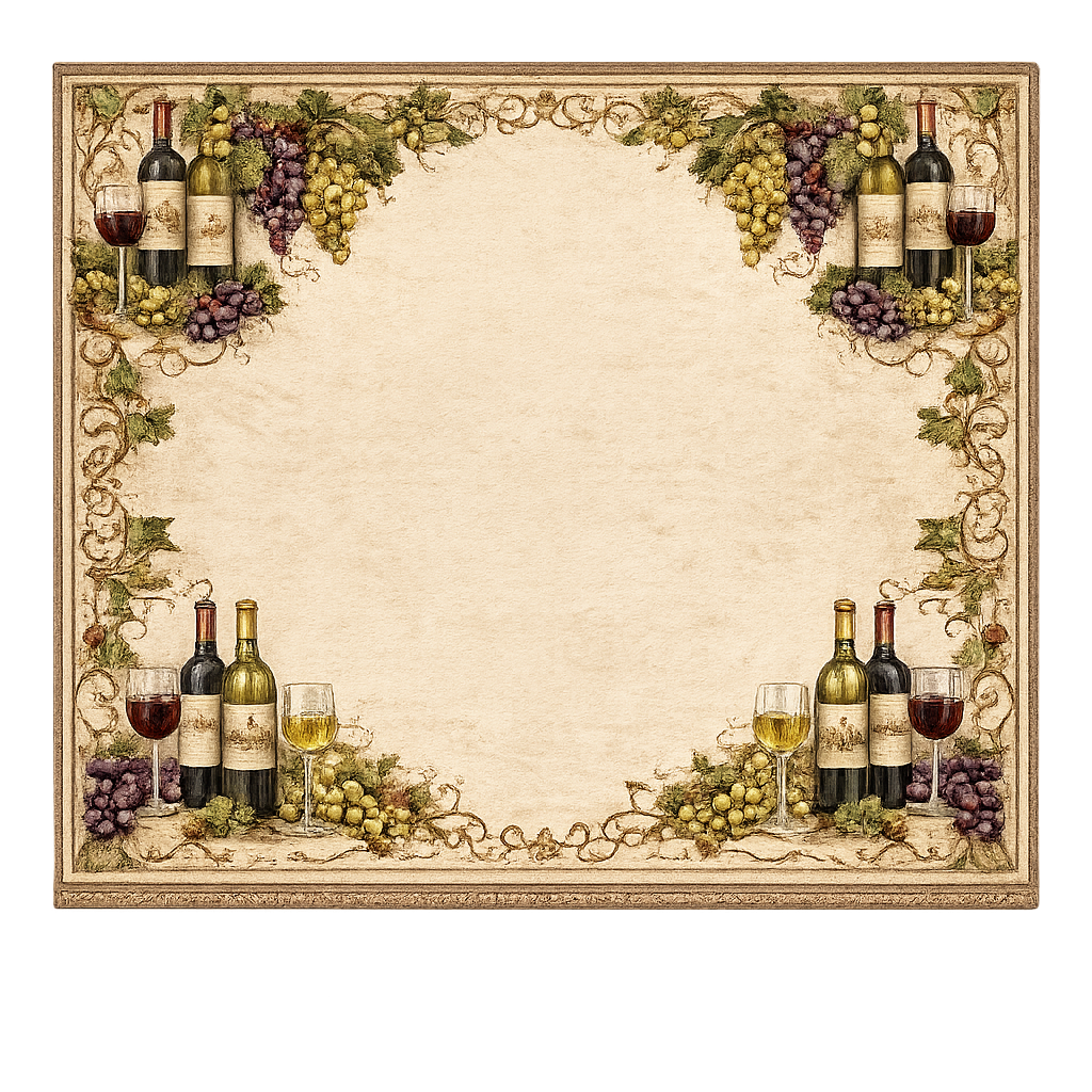 Wine Theme Tablecloth